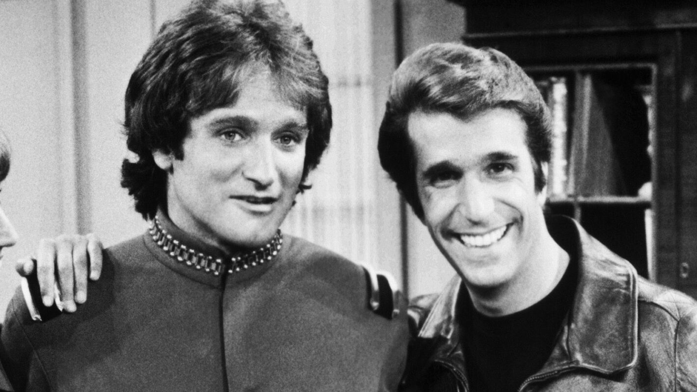 Robin Williams, Henry Winkler, Happy Days