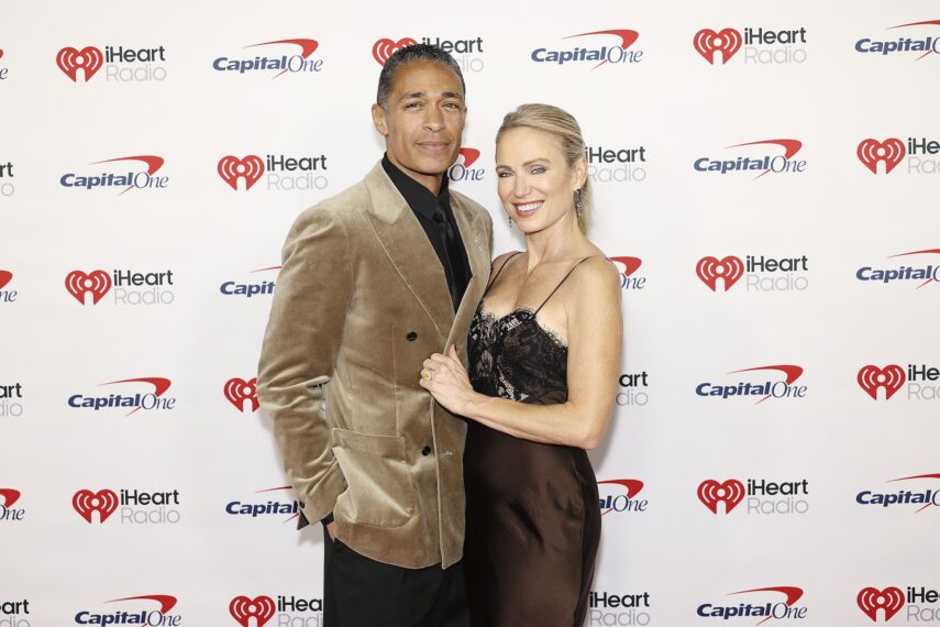 T. J. Holmes and Amy Robach attend iHeartRadio z100's Jingle Ball 2025 Presented By Capital One at Madison Square Garden on December 12, 2025 in New York City.