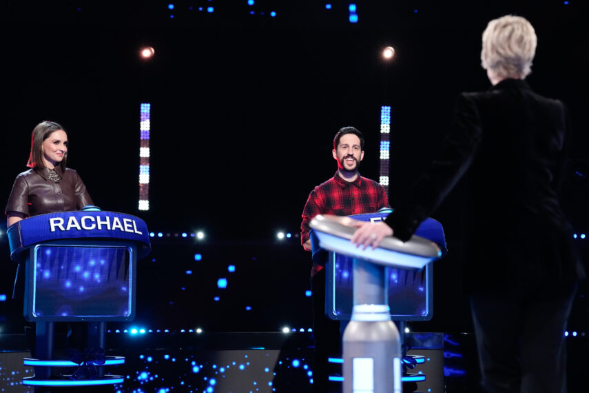 CELEBRITY WEAKEST LINK: L-R: Rachael Leigh Cook and Eric Lloyd in the CELEBRITY WEAKEST LINK 