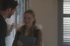 Iris Apatow and Tom Ellis in Tell Me Lies Season 3