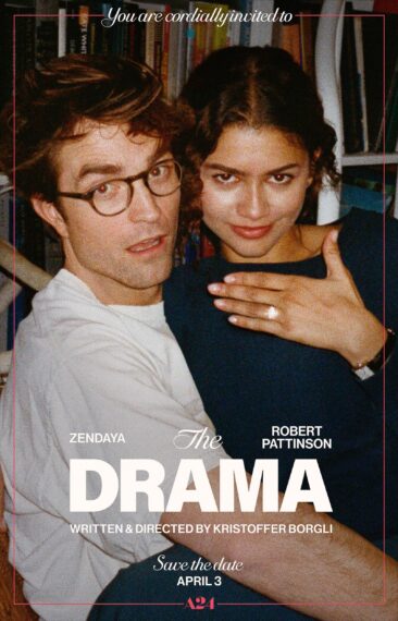 Robert Pattinson and Zendaya in The Drama Official Poster