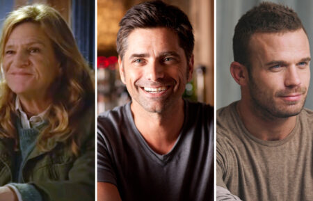 NO EXIT, from left: Dennis Haysbert, Dale Dickey, 2022. © Hulu / Courtesy Everett Collection;MY MAN IS A LOSER, John Stamos, 2014. ph: Ali Goldstein/©Lionsgate/courtesy Everett Collection; THE SHADOW EFFECT, Cam Gigandet, 2017 ©Momentum Pictures /Courtesy Everett Collection