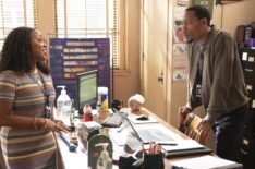 ABBOTT ELEMENTARY - “Game Night” - Gregory steps in to host game night at his apartment. Mr. Johnson, Ava, Barbara and Melissa head to the DMV to renew their licenses. WEDNESDAY, OCT. 22 (8:30-9:02 p.m. EDT) on ABC. (Disney/Gilles Mingasson) QUINTA BRUNSON, TYLER JAMES WILLIAMS