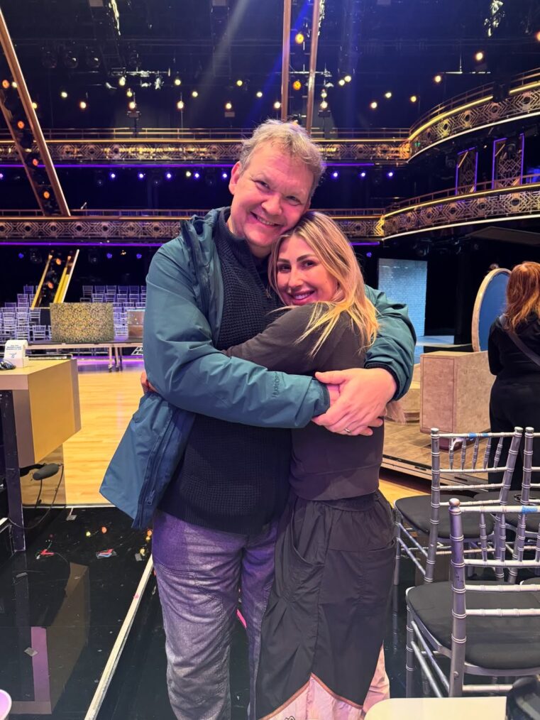 Andy Richter and Emma Slater