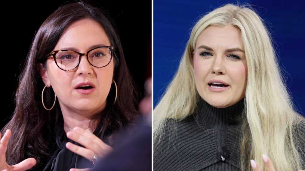 Bari Weiss and Erika Kirk