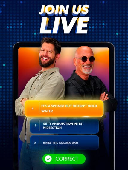 Howie Mandel and Hunter March hosting 