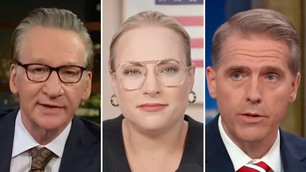 Bill Maher, Meghan McCain and Scott Jennings