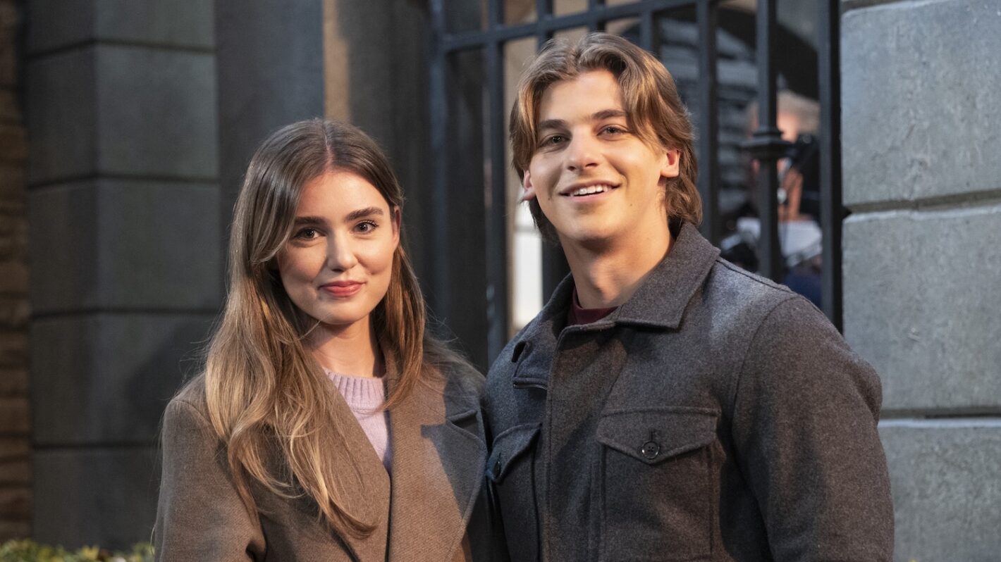 Braedyn Bruner and Giovanni Mazza on 'General Hospital'