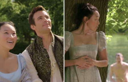 Yerin Ha and Luke Thompson in 'Bridgerton' Season 4