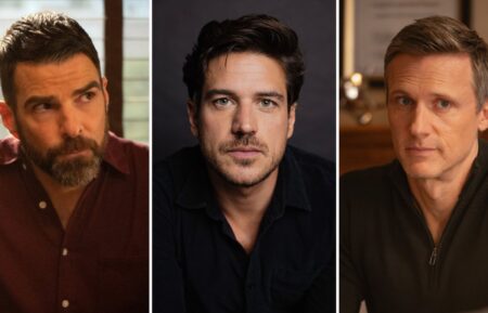 Zachary Quinto as Wolf, Teddy Sears as Josh — 'Brilliant Minds,' Marco Pigossi