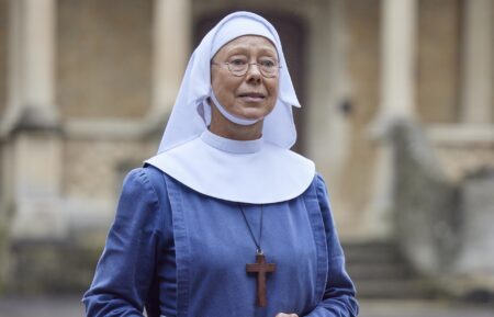 CALL THE MIDWIFE, Jenny Agutter, (Season 14, episode 1403, aired in the US on April 13, 2025). photo: Olly Courtly / ©PBS/Neal Street Prod./BBC / Courtesy Everett Collection