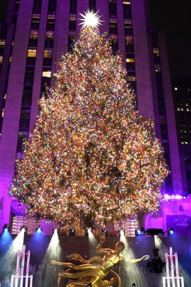 Rockefeller Christmas tree lighting