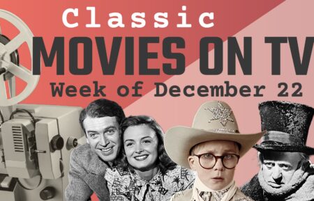 Classic Movies on TV in Primetime week of December 22-28 and Christmas movie collage