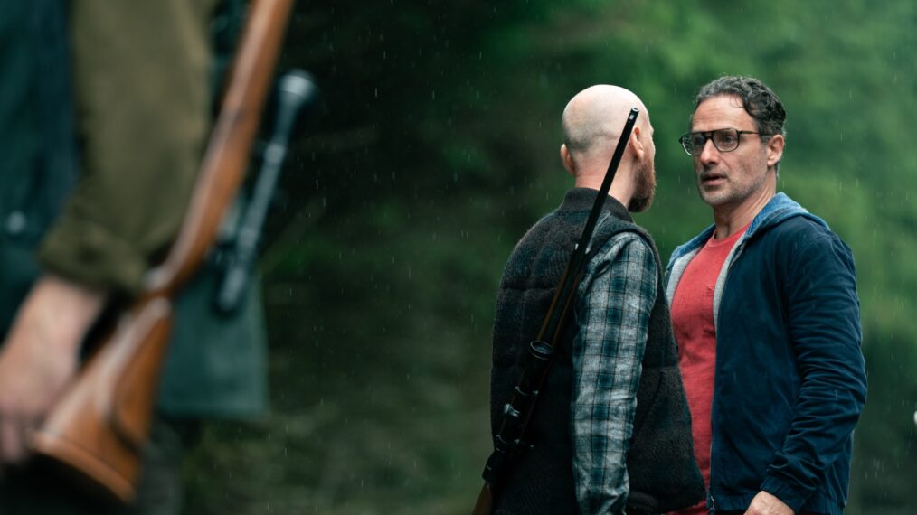 Ewen Bremner as Tommy and Andrew Lincoln as John — 'Coldwater'