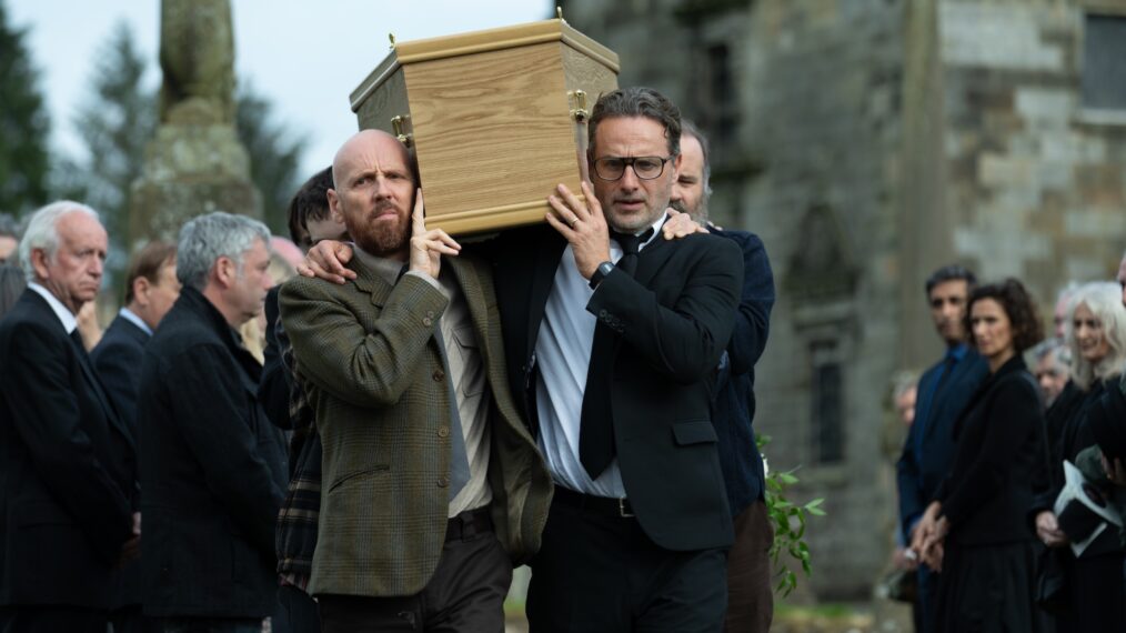 Ewen Bremner as Tommy and Andrew Lincoln as John — 'Coldwater'