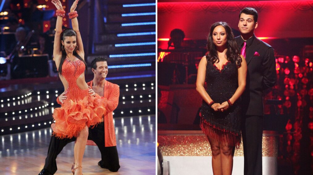 (left) Kim Kardashian on 