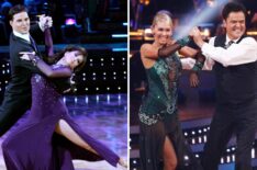 (left) Marie Osmond on 'Dancing with the Stars' Season 5 with Jonathan Roberts (Right) Donny Osmond on Season 9 with Kym Johnson