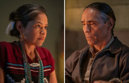 Deanna Allison and Zahn McClarnon in 'Dark Winds' Season 4
