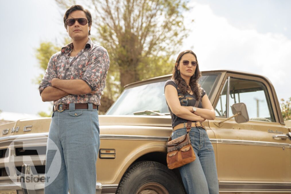 Kiowa Gordon and Jessica Matten in 'Dark Winds'