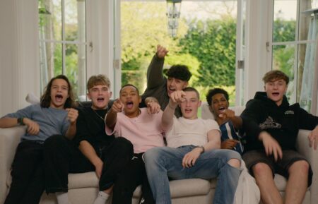 Nicolas, Hendrik, Cruz, Danny, Joshua, John, and Sean in episode 6 of SIMON COWELL: THE NEXT ACT