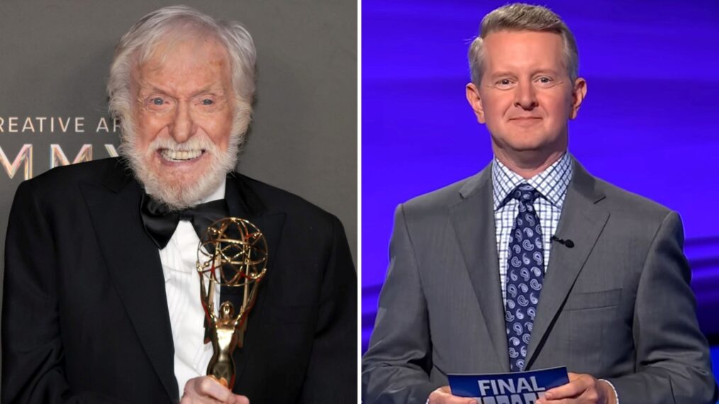 (left) Dick Van Dyke at the SAG Awards (Right) Ken Jennings on 'Jeopardy!'