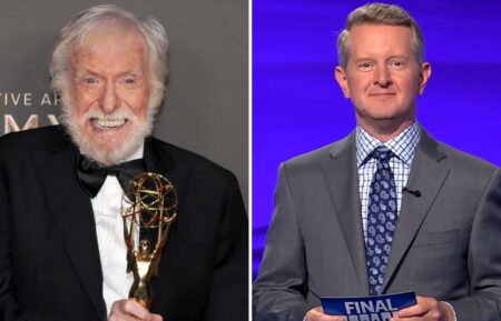 (left) Dick Van Dyke at the SAG Awards (Right) Ken Jennings on 