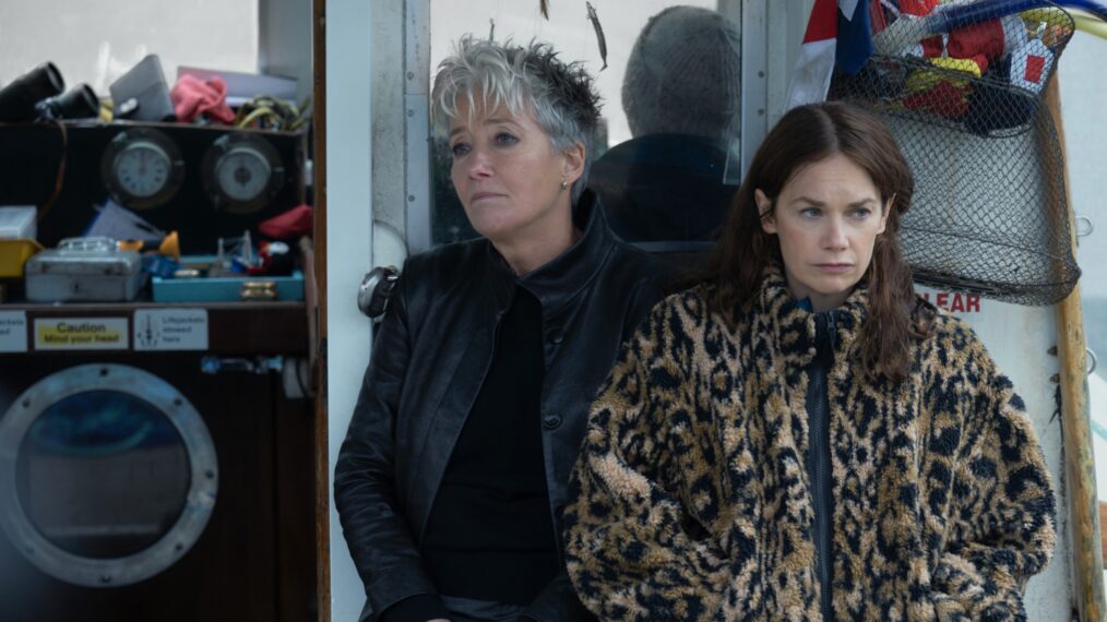 Emma Thompson as Zoe, Ruth Wilson as Sarah — 'Down Cemetery Road' Season 1 Episode 7