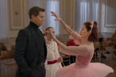Andrew Rannells and Carrie Preston in 'Elsbeth' Season 3 Episode 10