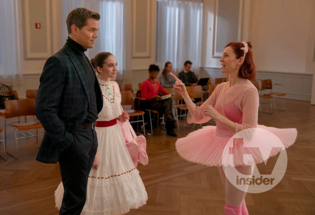 Andrew Rannells and Carrie Preston in 'Elsbeth' Season 3 Episode 10
