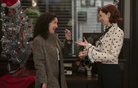 Sarah Steele and Carrie Preston in 'Elsbeth' Season 3 Episode 10