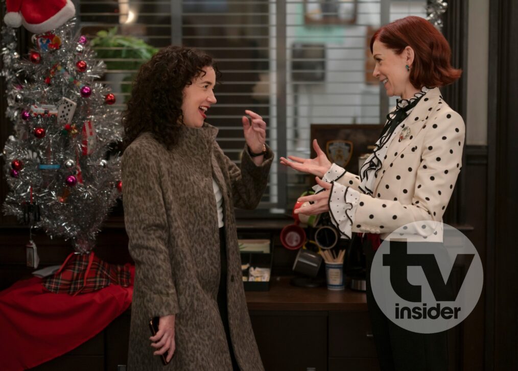 Sarah Steele and Carrie Preston in 'Elsbeth' Season 3 Episode 10