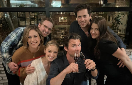 Erin Krakow, Ben Rosenbaum, Kevin McGarry, Kayla Wallace, Chris McNally, and Julie Gonzalo