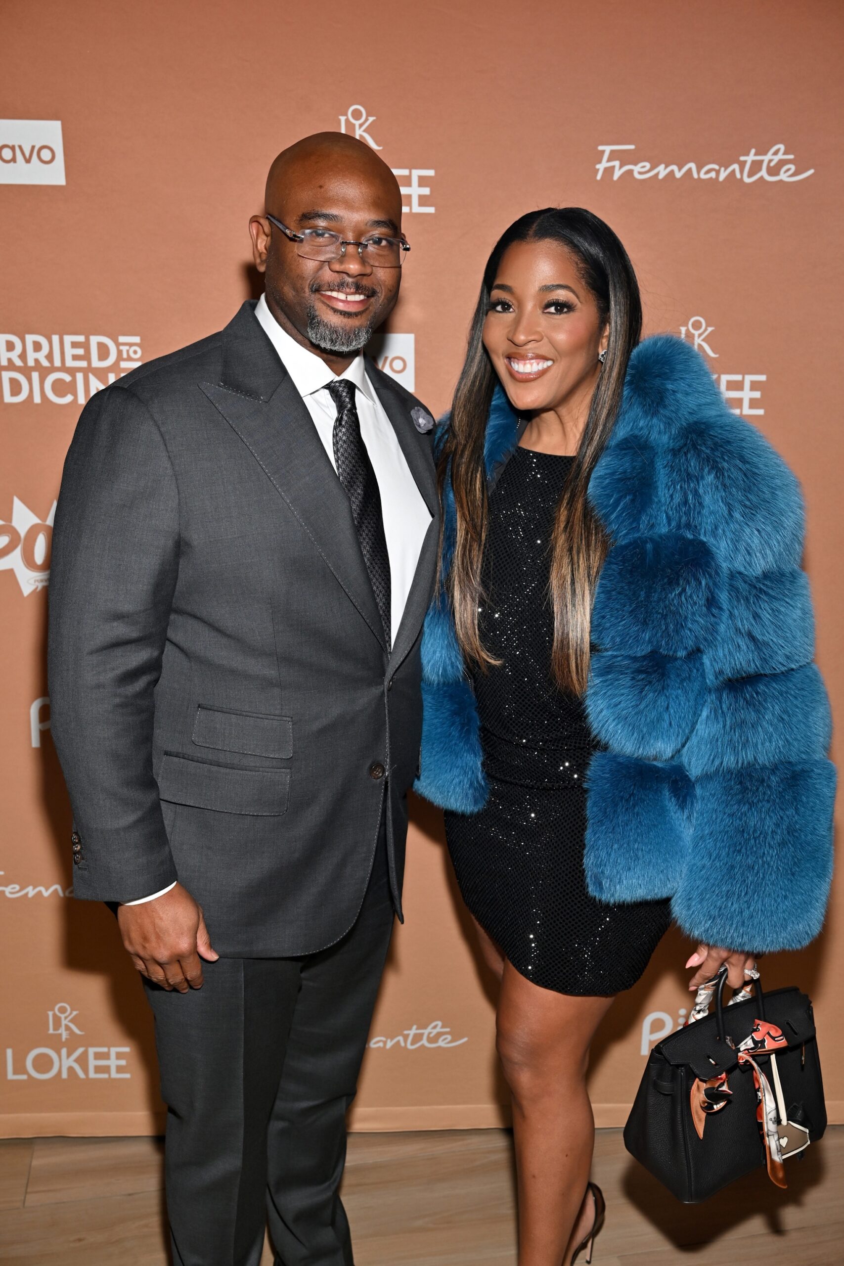 Eugene Harris, Toya Bush-Harris at the 'Married to Medicine' Season 12 Premiere