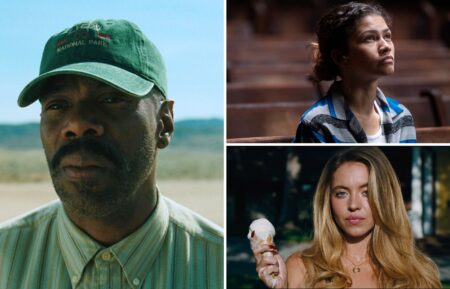 Colman Domnigo, Zendaya, and Sydney Sweeney in 'Euphoria' Season 3