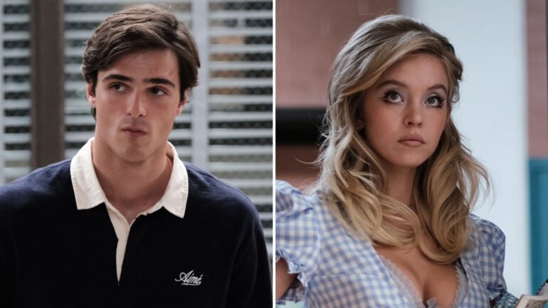 Jacob Elordi and Sydney Sweeney in 'Euphoria' Season 2