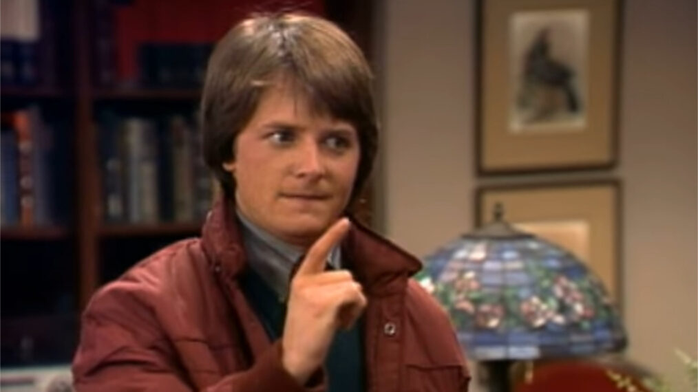 Michael J. Fox as Alex Keaton in 'Family Ties'
