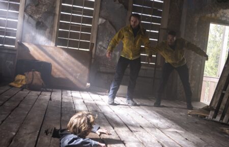 Max Thieriot as Bode Leone and Jordan Calloway as Jake Crawford — 'Fire Country' Season 4 Episode 7 