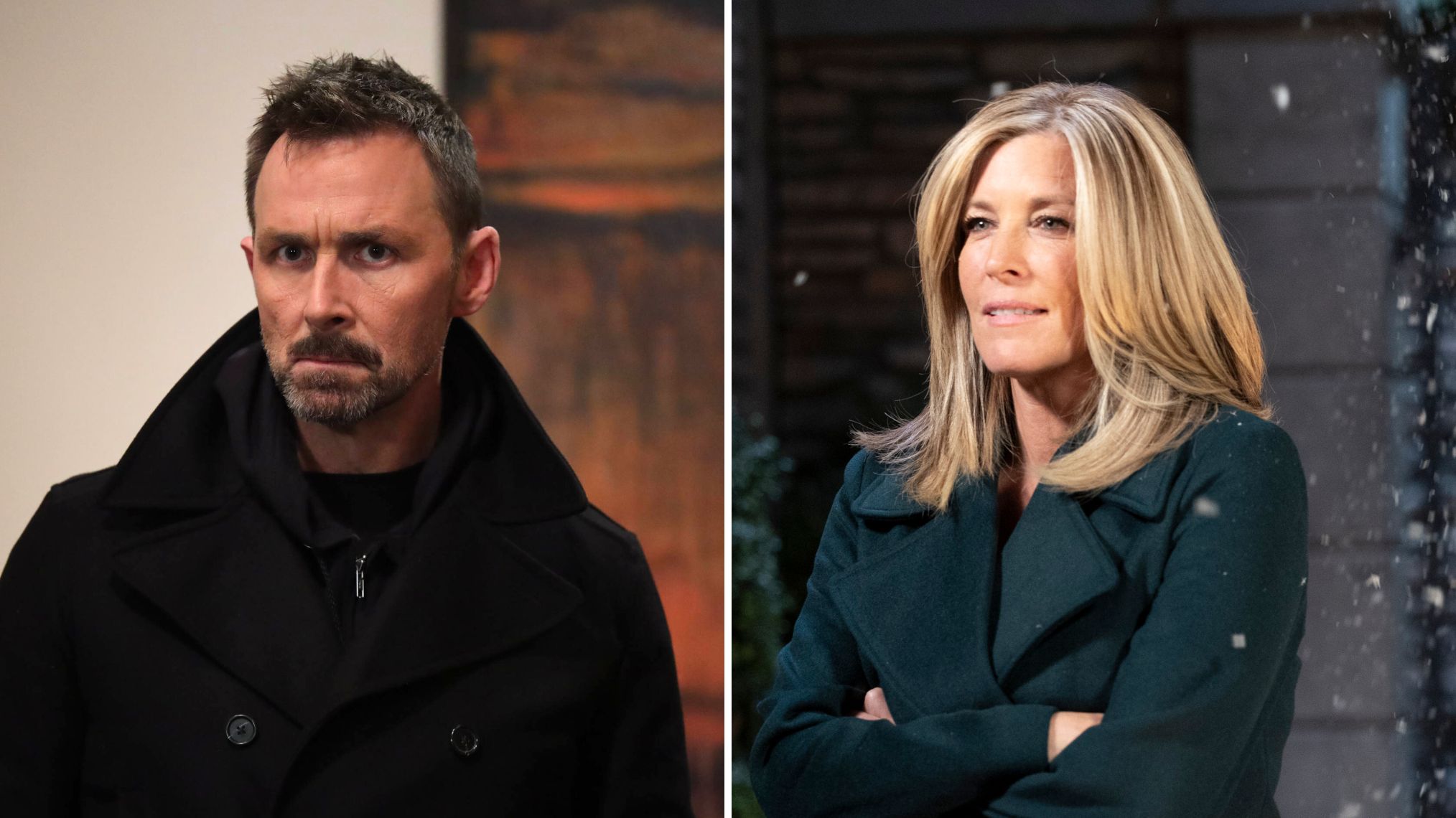 James Patrick Stuart and Laura Wright on 'General Hospital'