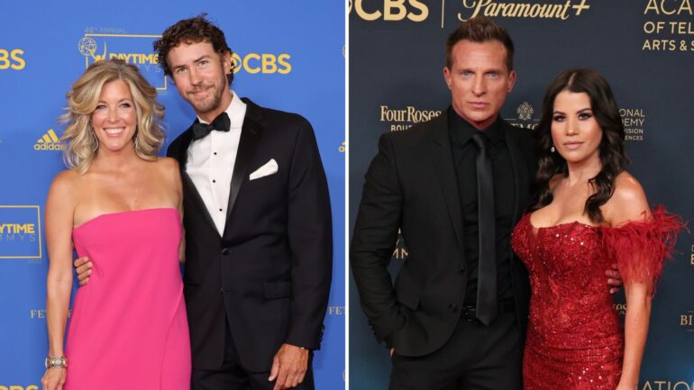 Laura Wright and Wes Ramsey, Steve Burton and Michelle Lundstrom together