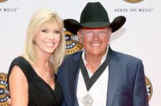 Norma Strait and George Strait attend Medallion Ceremony to celebrate 2017 hall of fame inductees Alan Jackson, Jerry Reed And Don Schlitz at Country Music Hall of Fame and Museum