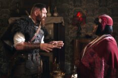 Devan Chandler Long and Danielle Pinnock in 'Ghosts' Season 5