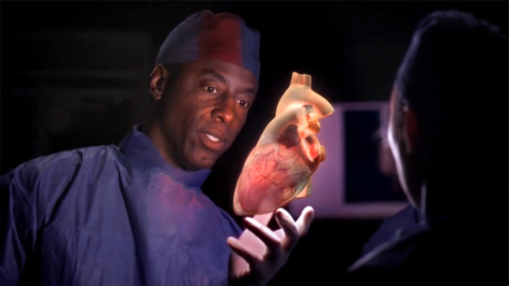 Preston Burke as Isaiah Washington on 'Grey's Anatomy'