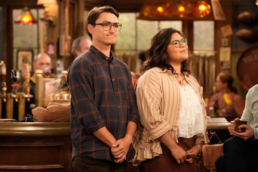 Will Ropp and Belissa Escobedo in 'Happy's Place' Season 2