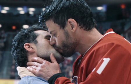 Scott and Kip kiss in 'Heated Rivalry' Episode 5