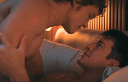 Connor Storrie and Hudson Williams in 'Heated Rivalry'