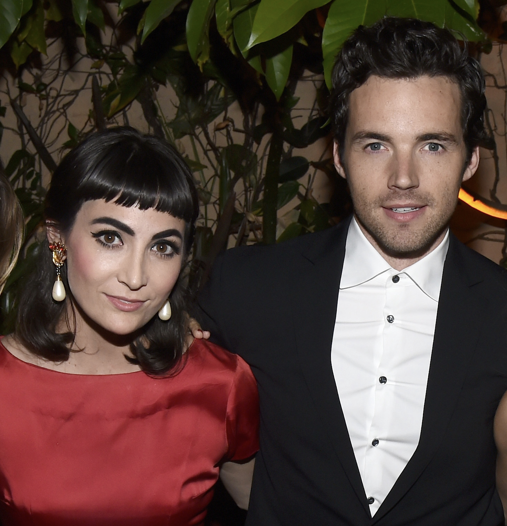 Ian Harding and his wife, Sophie Hart