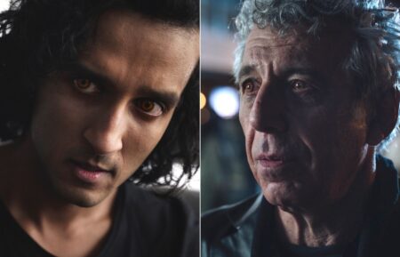 Assad Zaman as Armand, Eric Bogosian as Daniel Molloy in 'Interview With the Vampire' Season 2