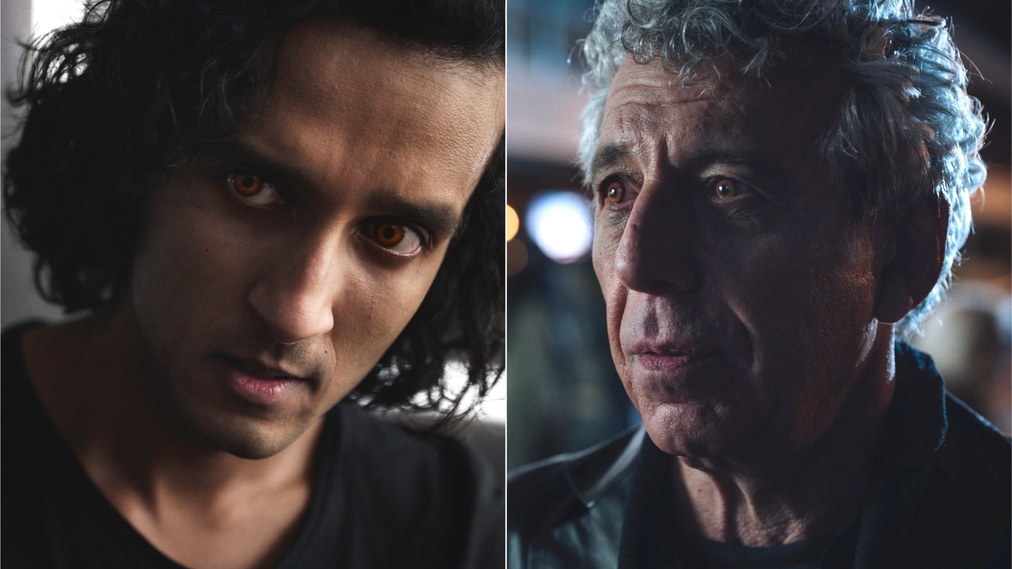 Assad Zaman as Armand, Eric Bogosian as Daniel Molloy in 'Interview With the Vampire' Season 2