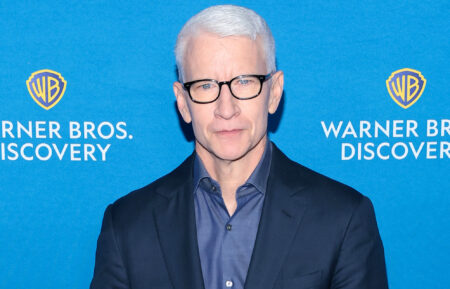 Anderson Cooper attends Warner Bros. Discovery’s 2025 Upfront arrivals