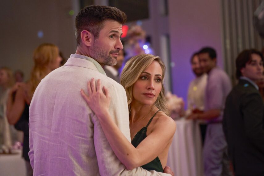 James Lafferty and Zibby Allen in 'A Pickleball Christmas'